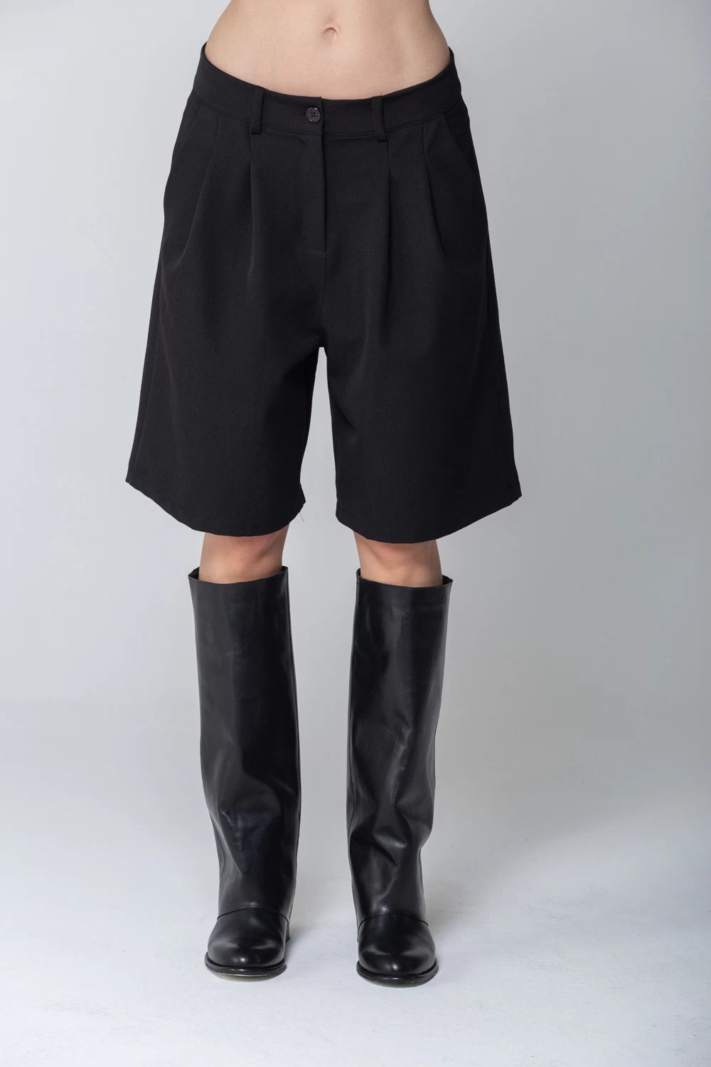 TWO WAY GILET SET - BLACK