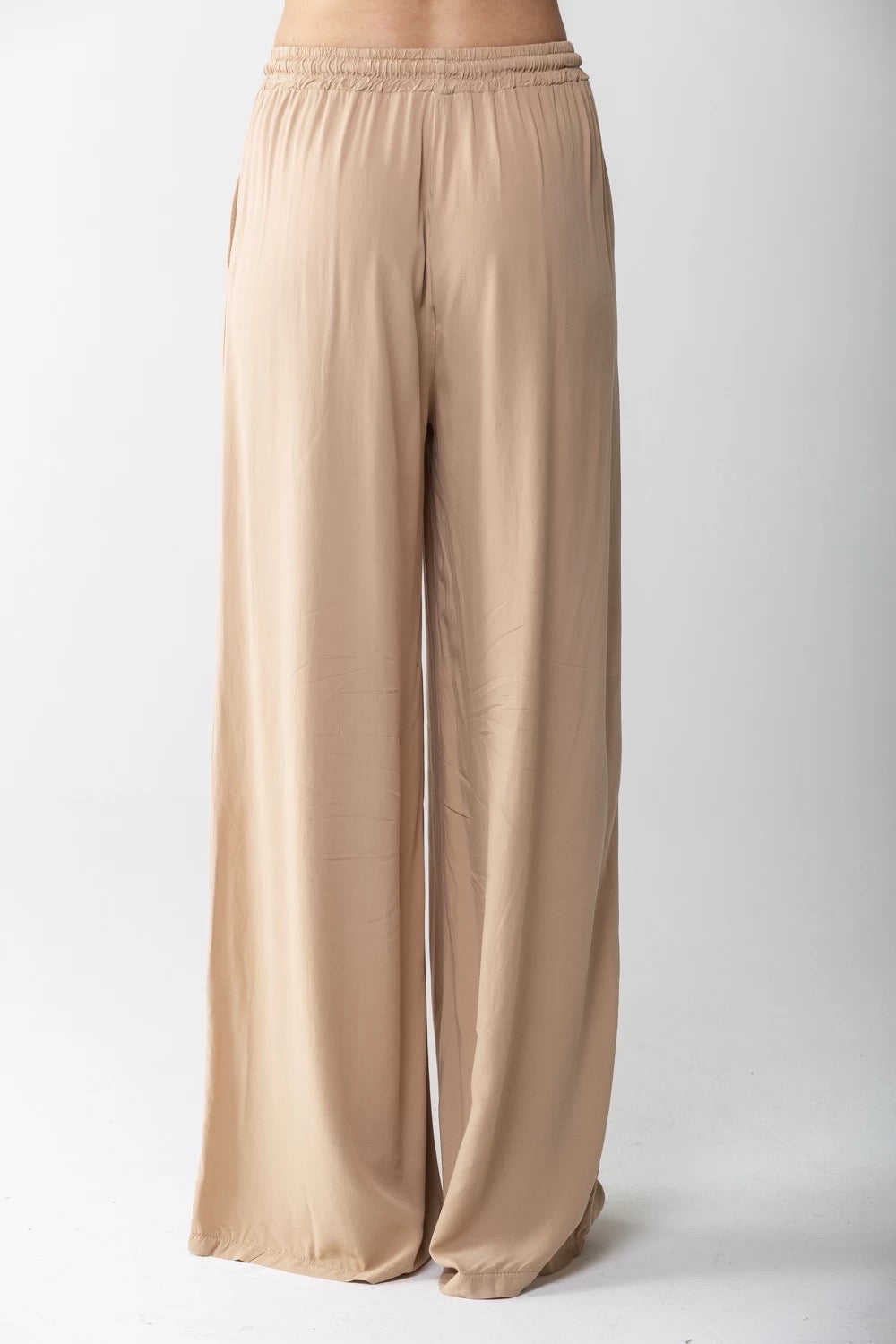 TWO WAY Wide Leg Trousers Beige