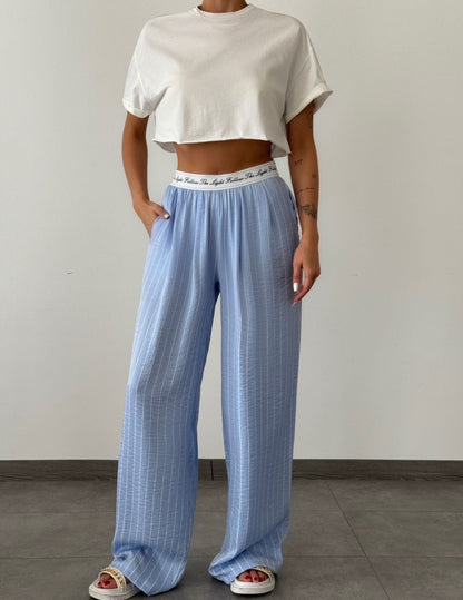 QUZU Striped Trouser