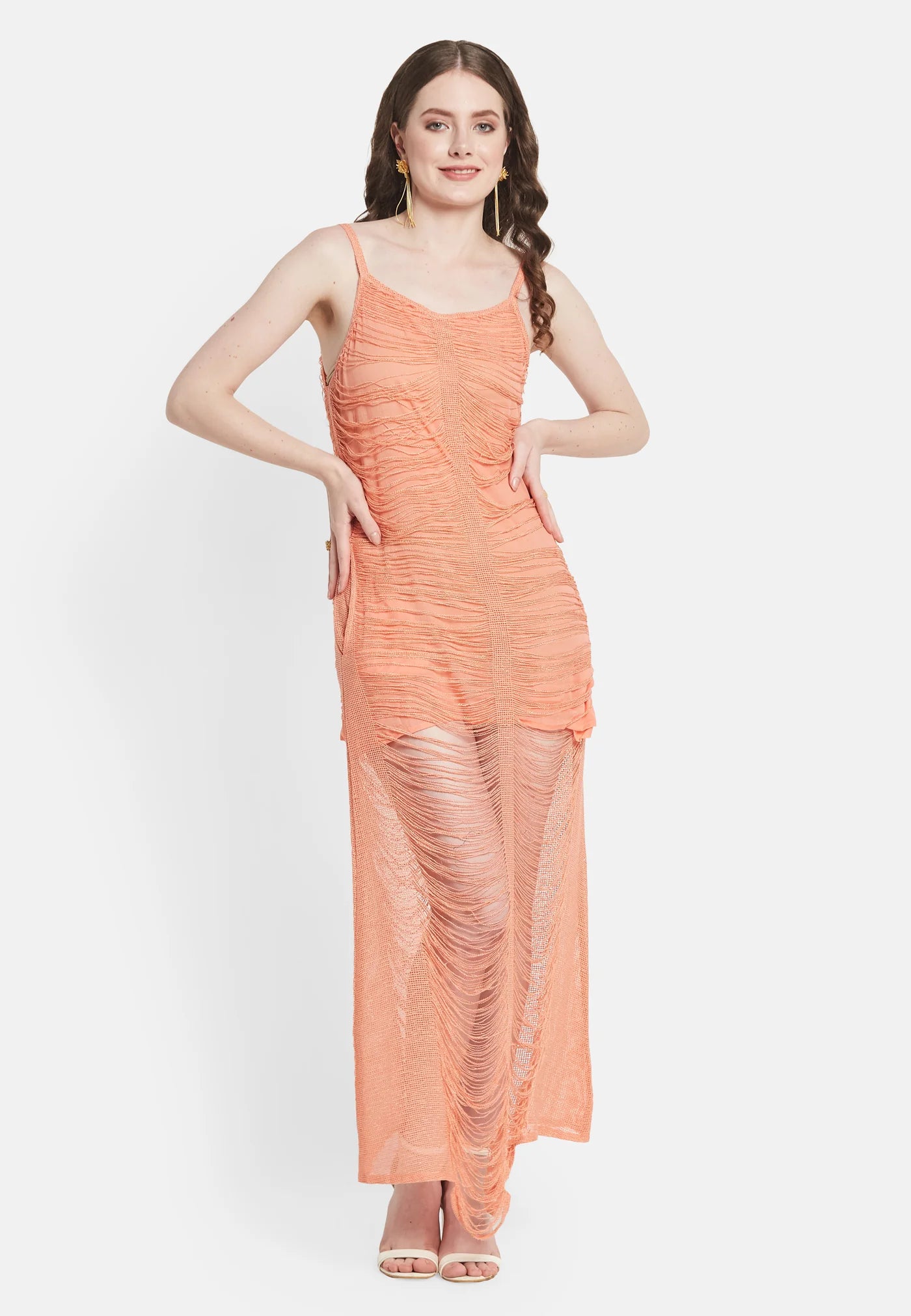 BE SUNSET Glimmer Dress Pink