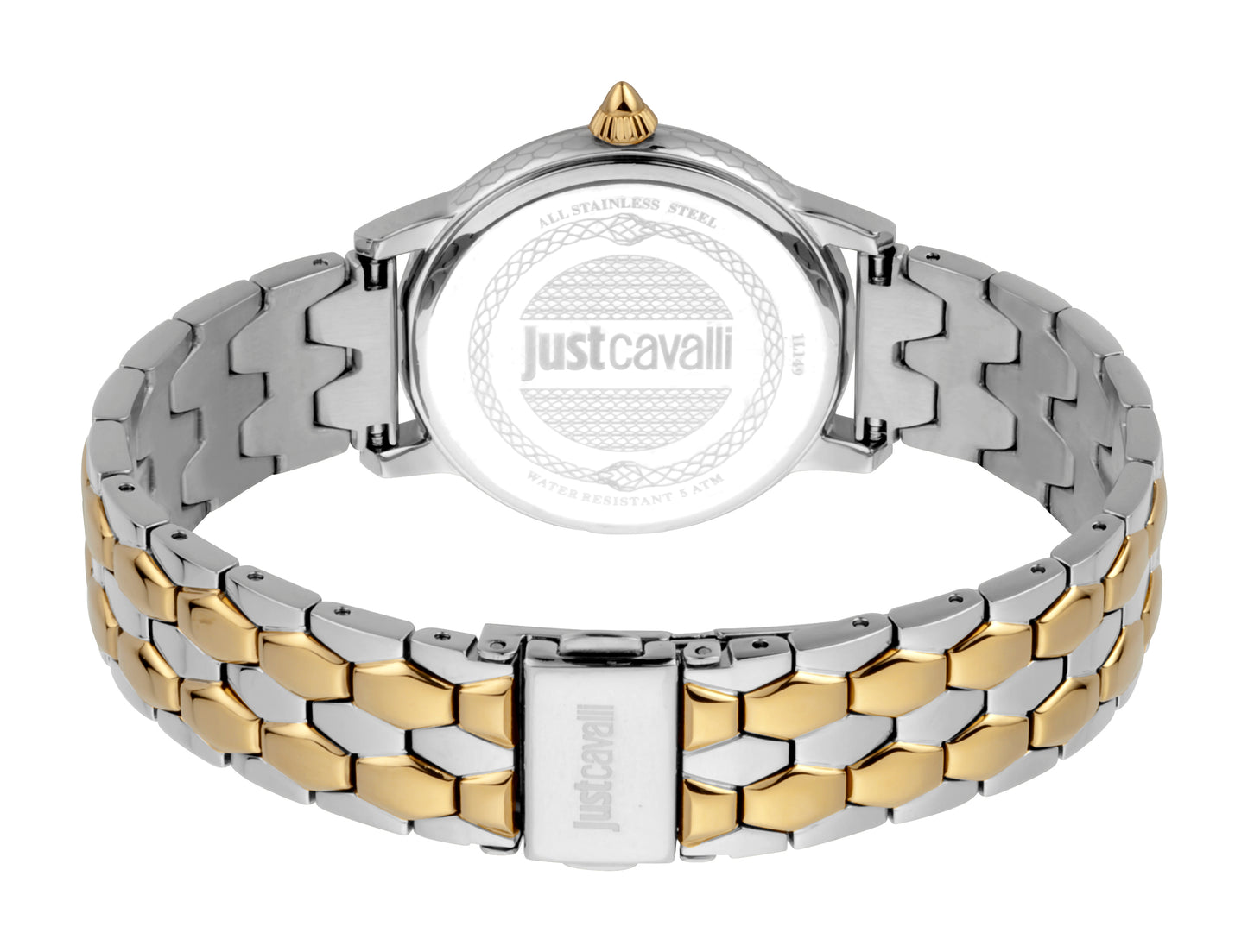 JUST CAVALLI Valentine's Crystals Two Tone Stainless Steel Bracelet