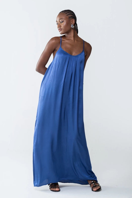 TWO WAY Maxi Dress Blue