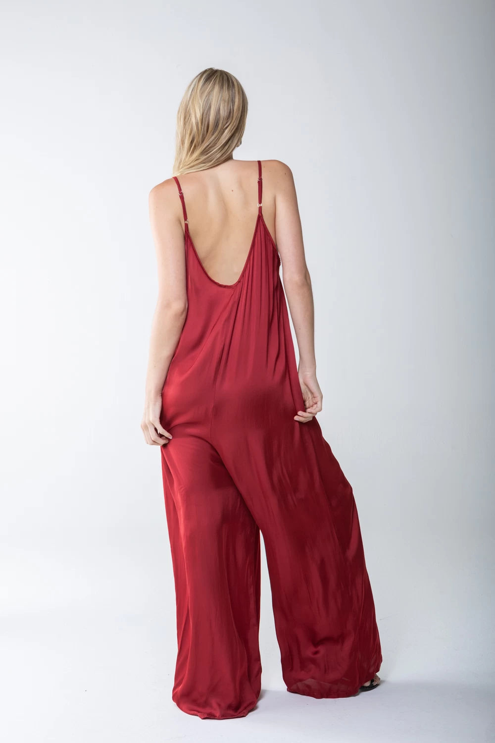 TWO WAY Satin Jumpsuit